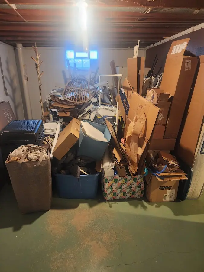 Roll-off dumpster container at job site for Concrete Dumpster Rental in South Bradenton